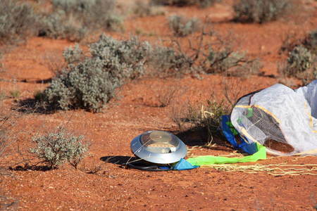 The capsule parachuted to earth.jpg